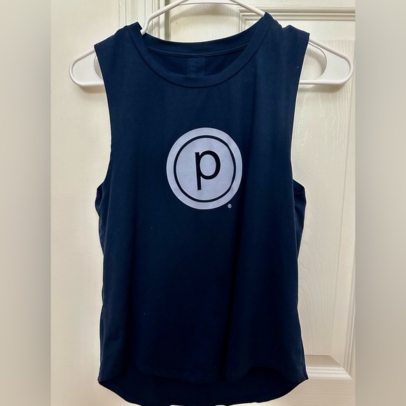 Pure Barre Tops - Pure Barre logo Xs Navy Tank Top